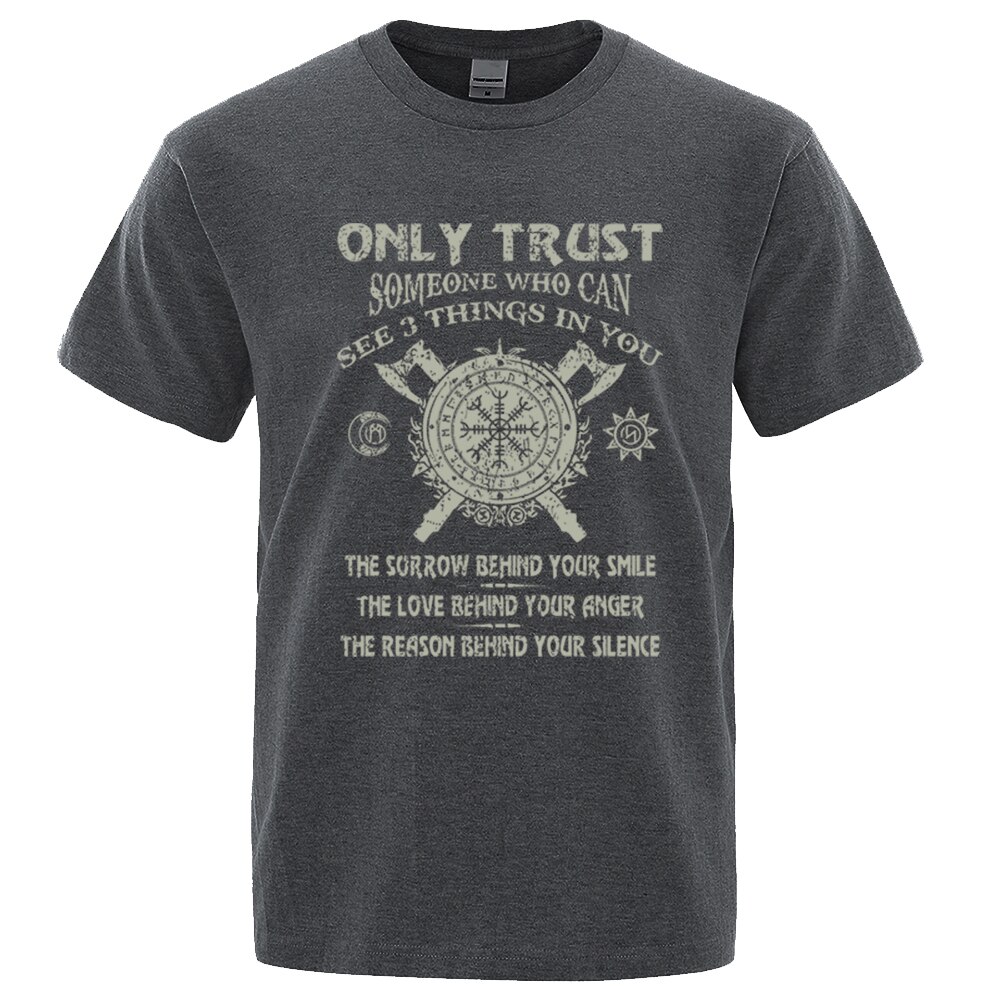 T-SHIRT GRIS FONCE ONLY TRUST