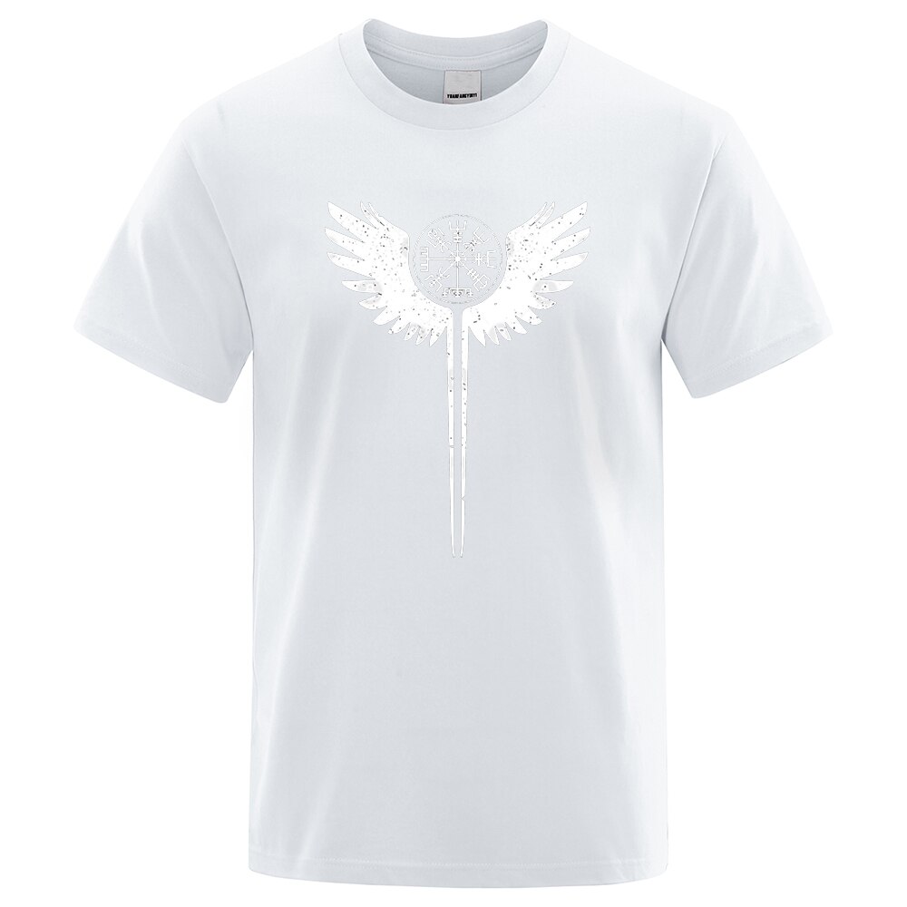 T-SHIRT BLANC IMPRESSION VALKYRIE