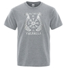 T-SHIRT GRIS VICTORY OR VALHALLA