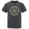 T-SHIRT GRIS FONCÉ AEGISHJALMUR