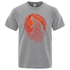 T-SHIRT GRIS LOUP FENRIR