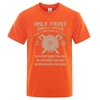 T-SHIRT ORANGE ONLY TRUST