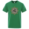 T-SHIRT VERT IMPRESSION TRISKELE