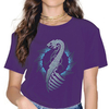 T-SHIRT VIOLET IMPRESSION NAGLFAR POUR FEMME