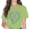 T-SHIRT VERT MATCHA IMPRESSION NAGLFAR POUR FEMME