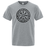 T-SHIRT GRIS IMPRESSION NOIRE VEGVISIR