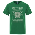 T-SHIRT VERT ONLY TRUST