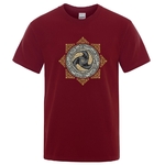 T-SHIRT BORDEAUX IMPRESSION TRISKELE