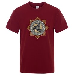 T-shirt Breton Tregueux Celtic Breizh - Motif Triskell, Noir, Coton, Neuve Avec étiquettes
