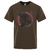 T-SHIRT MARRON CORBEAU ODIN