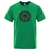 T-SHIRT VERT IMPRESSION HEAUME ODIN