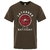 T-SHIRT MARRON IMPRESSION LOTHBROK KATTEGAT