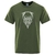 T-SHIRT VERT KAKI IMPRESSION ODIN