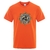 T-SHIRT ORANGE IMPRESSION TRISKELE