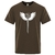 T-SHIRT MARRON IMPRESSION VALKYRIE