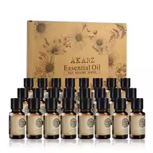 Coffret huiles essentielles AKARZ – 24 senteurs naturelles bien-être