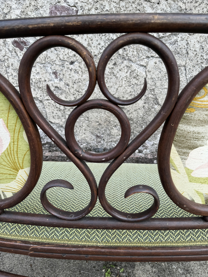 Salon Art Nouveau Fischel banquette 2 places - Galerie Georgette