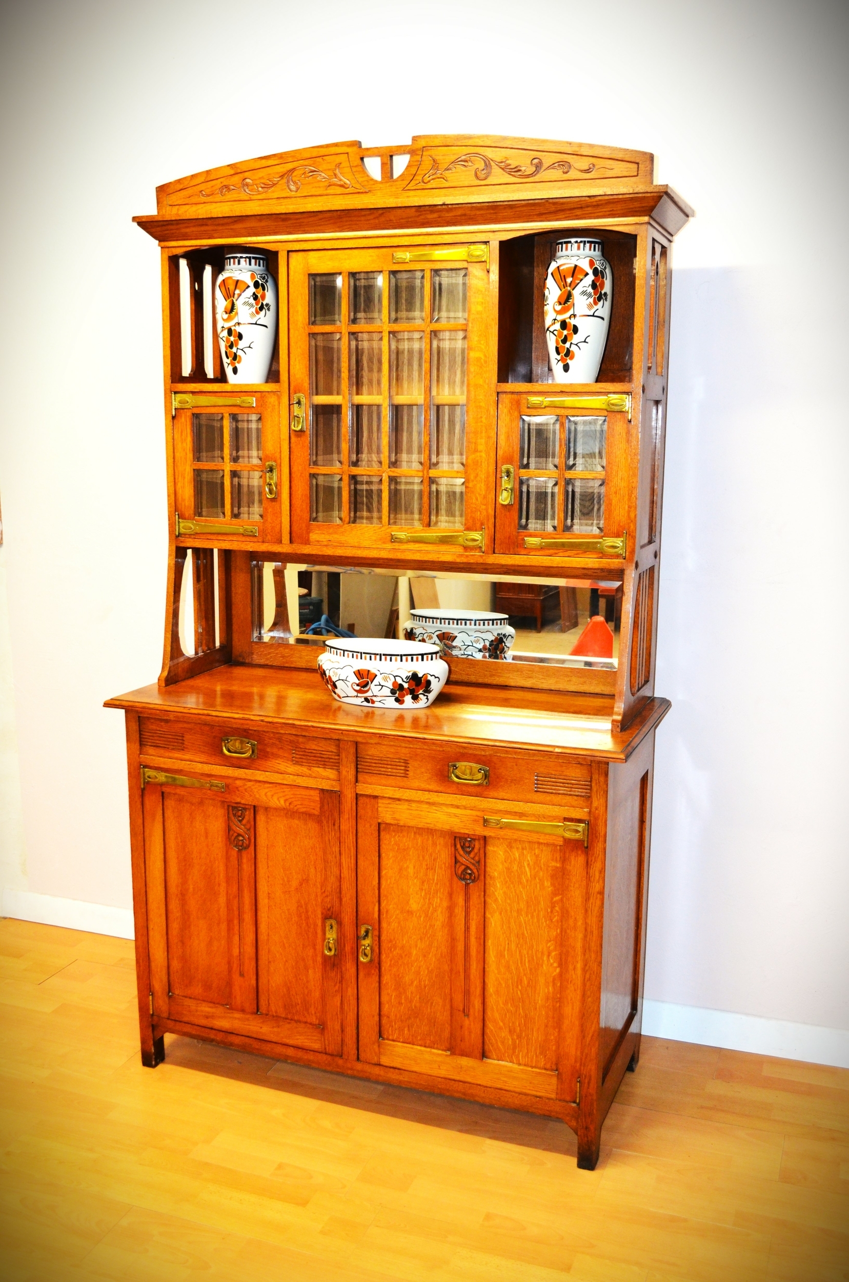 Buffet Art Nouveau Annees 30 - Galerie Georgette Antiquités Art Nouveau-