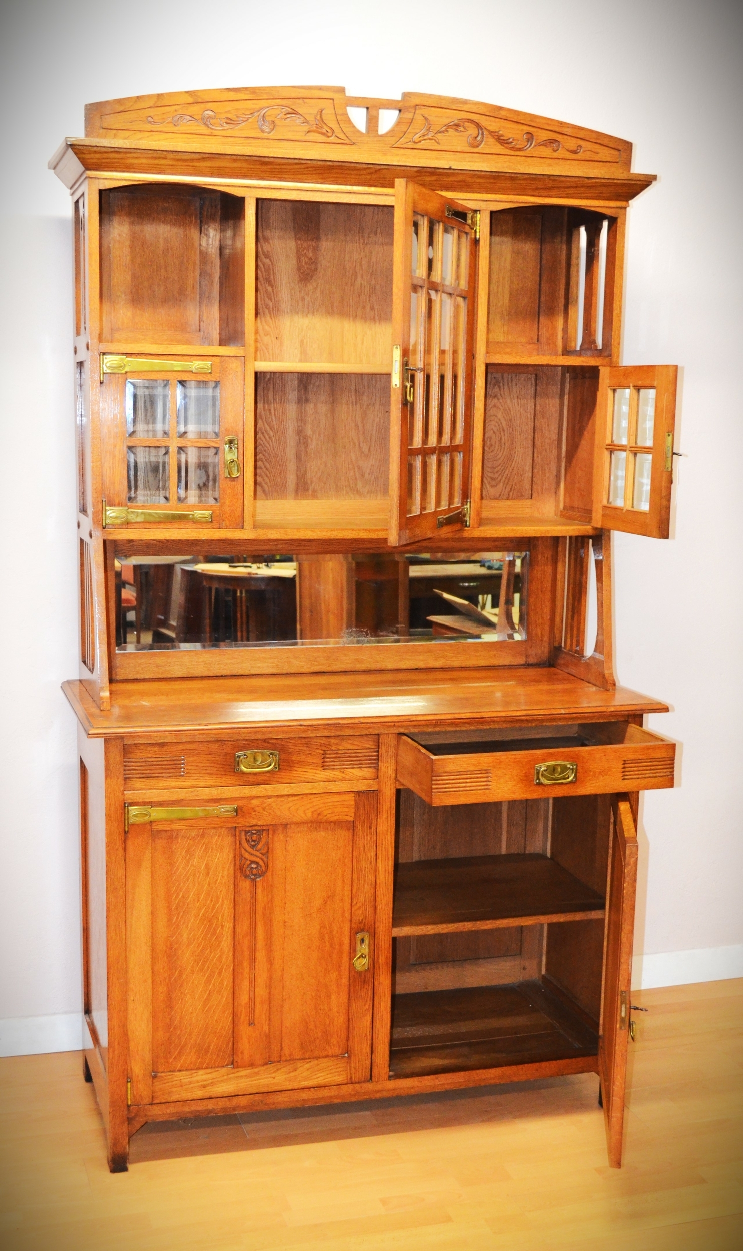 Buffet Art Nouveau style Art &amp; Craft - annees 30 - Galerie Georgette Antiquités Art Nouveau- (3)
