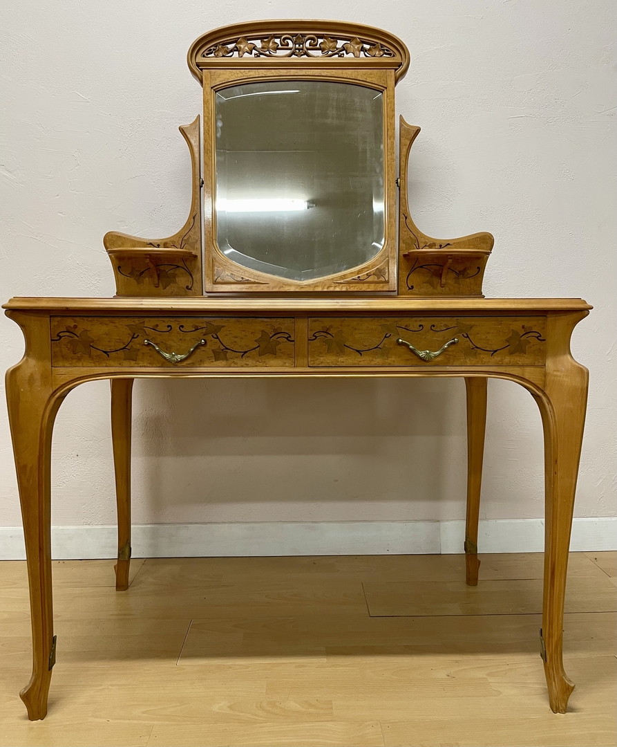 Coiffeuse Art Nouveau Ecole de Nancy - Galerie Georgette Antiquités Art Nouveau