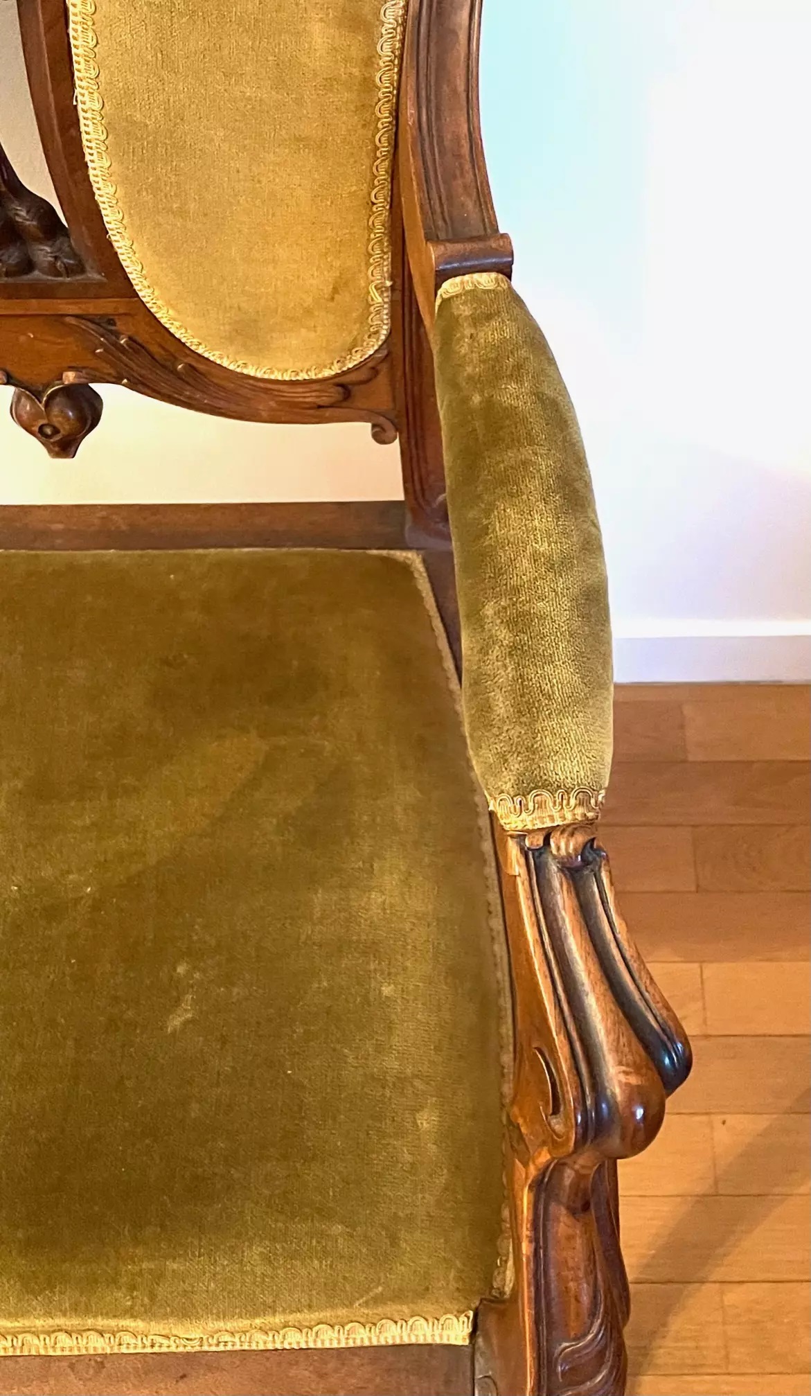 Fauteuils Art Nouveau-tres bon etat-Galerie Georgette specialiste Art Nouveau