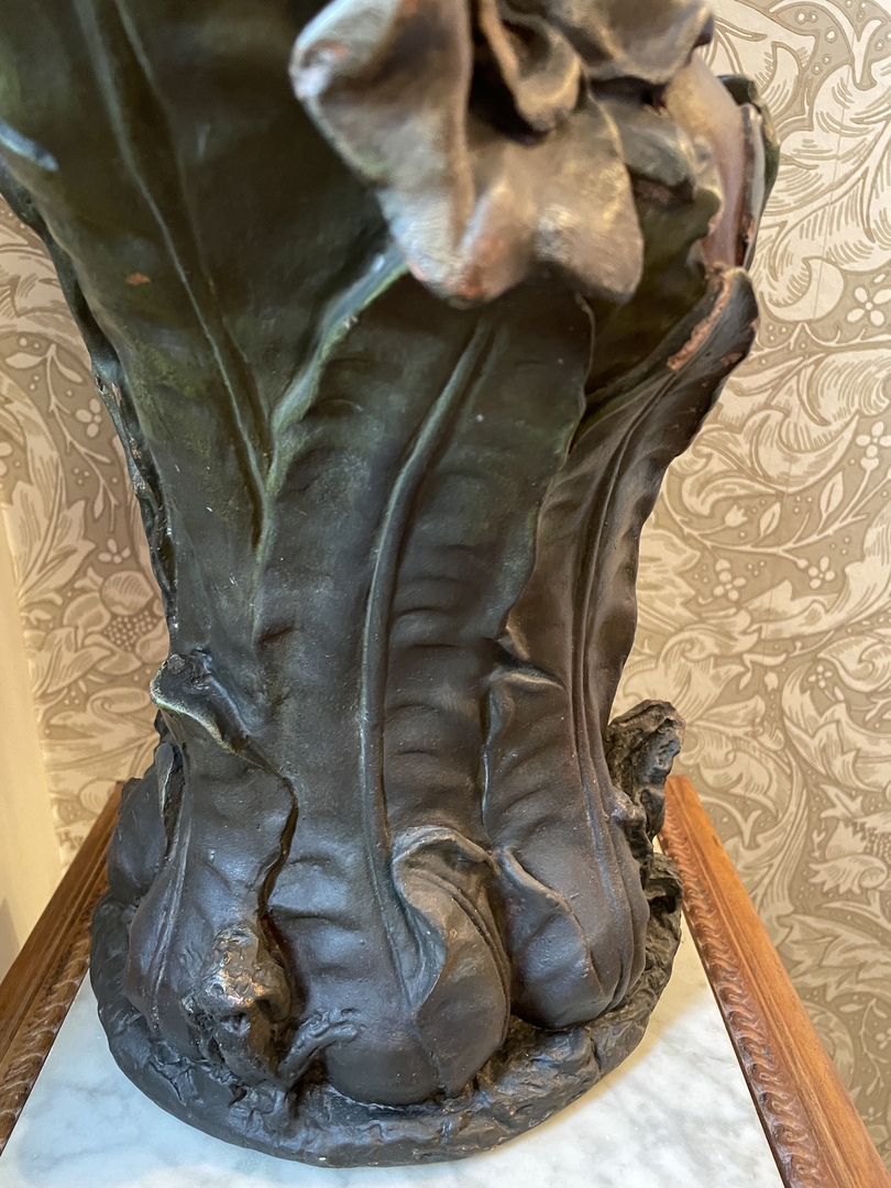 Buste Femme Maure Frédéric Goldscheider 1900 - Galerie Georgette Antiqué Art Nouveau