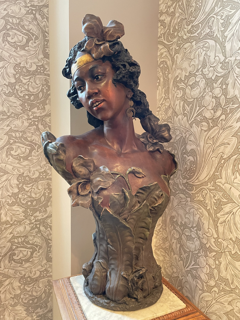 Buste Femme Maure Goldscheider - Galerie Georgette Antiqué Art Nouveau