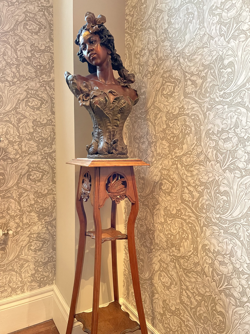 Buste Femme Maure Frédéric Goldscheider Ecole Autrichienne Très bon état - Galerie Georgette Antiqués Art Nouveau