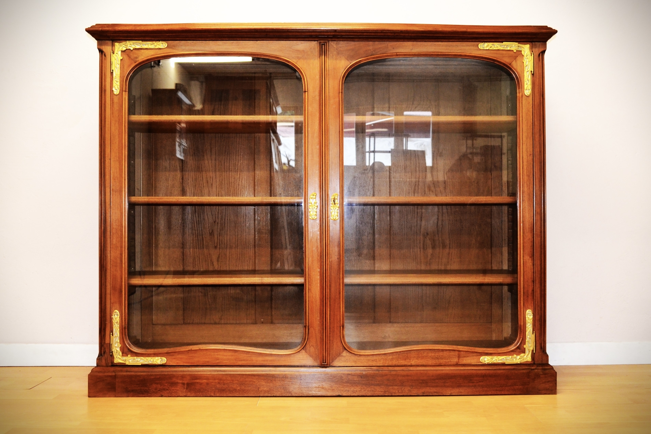Bibliothèque vitrine Art nouveau style Majorelle - Galerie Georgette - Antiquités Art Nouveau