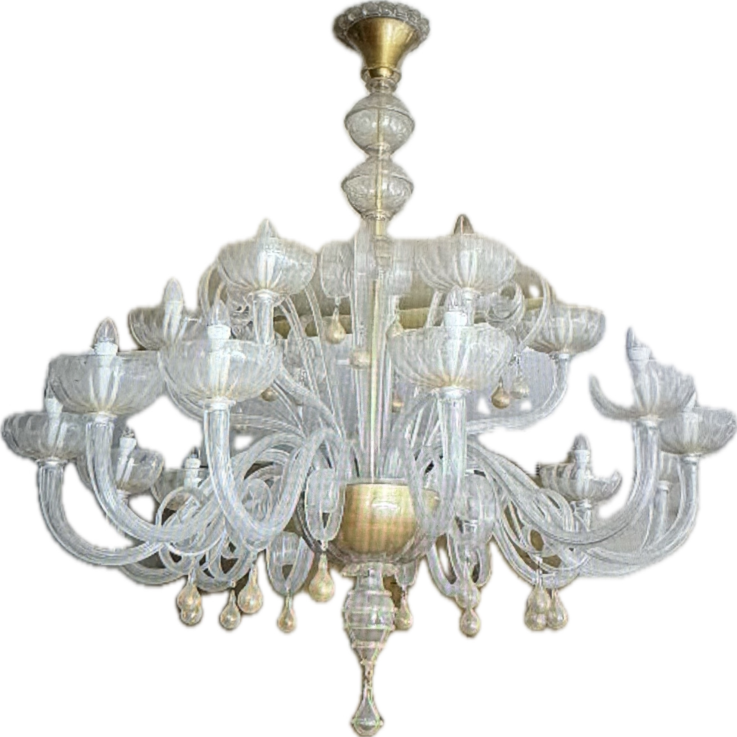 Lustre Veronese exceptionnel 140 x 130 cm - Galerie Georgette Décoration