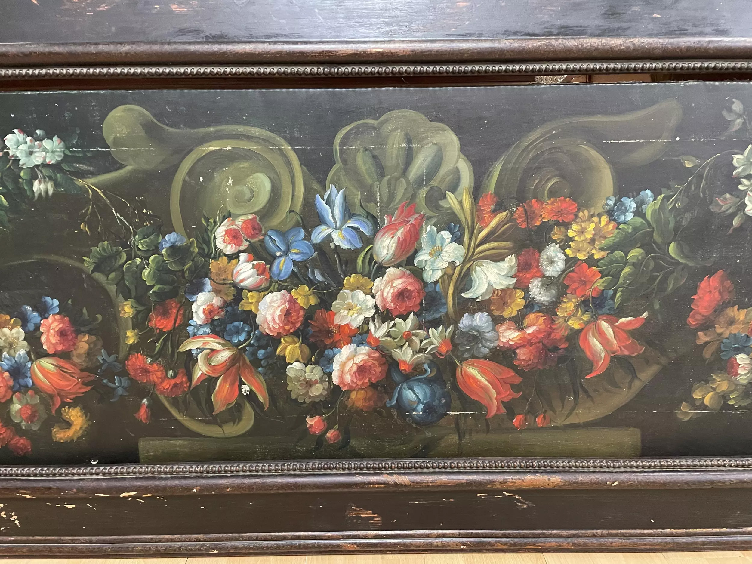 Tableau Ecole Flamande - Bouquet de fleurs - Galerie Georgette