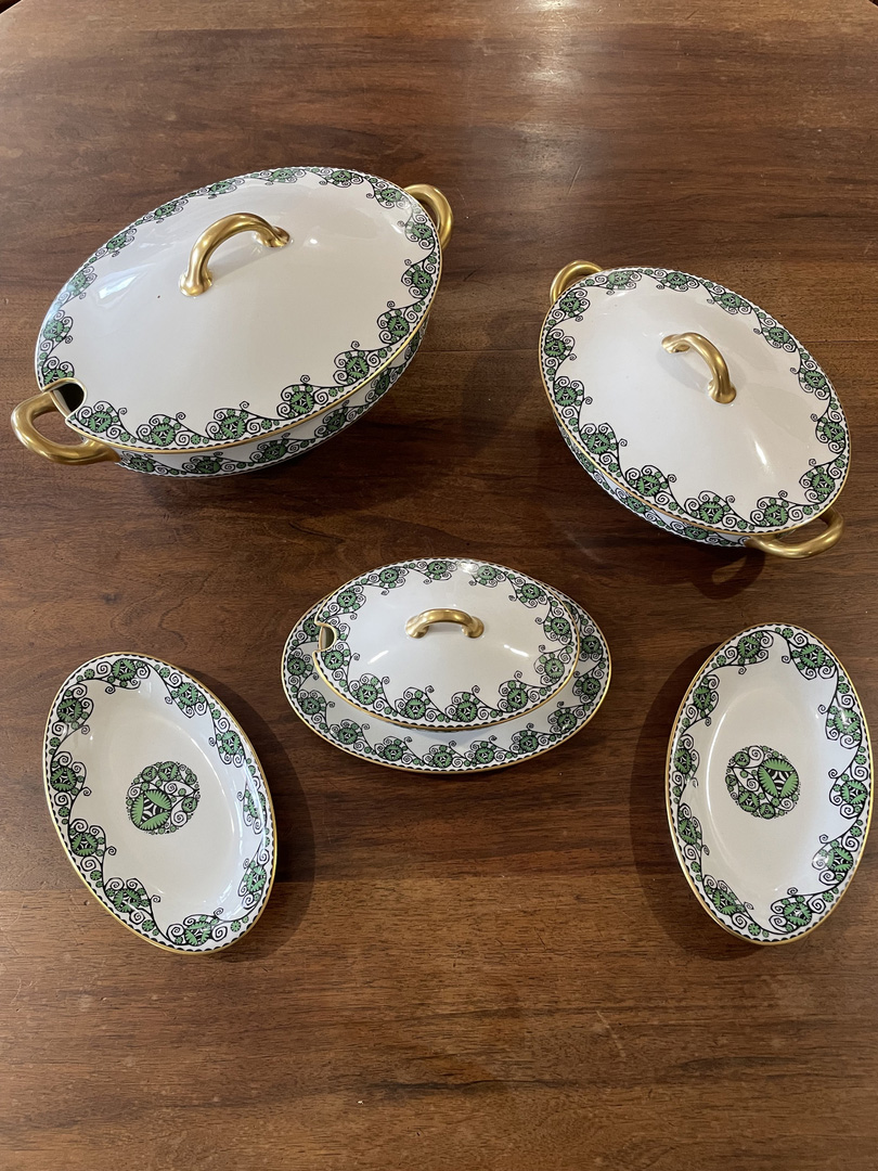 Service de table Art Déco soupière saucière Art Déco Haviland Limoges - Galerie Georgette
