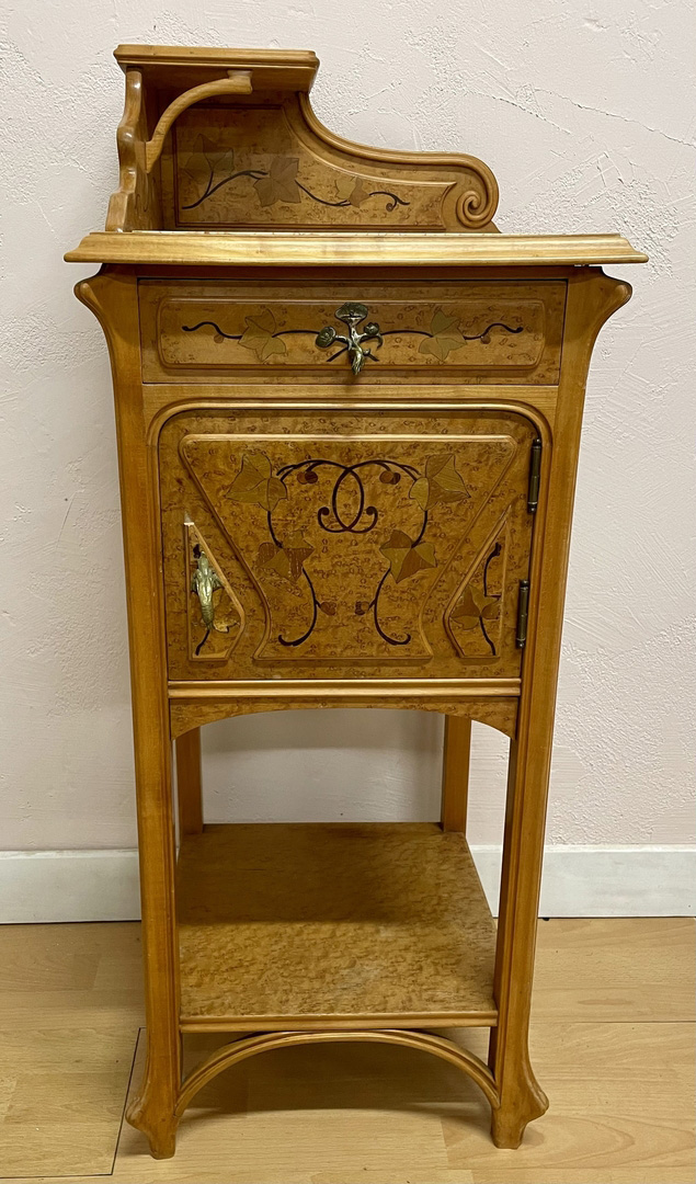 Table de chevet Art Nouveau École de Nancy - Galerie Georgette