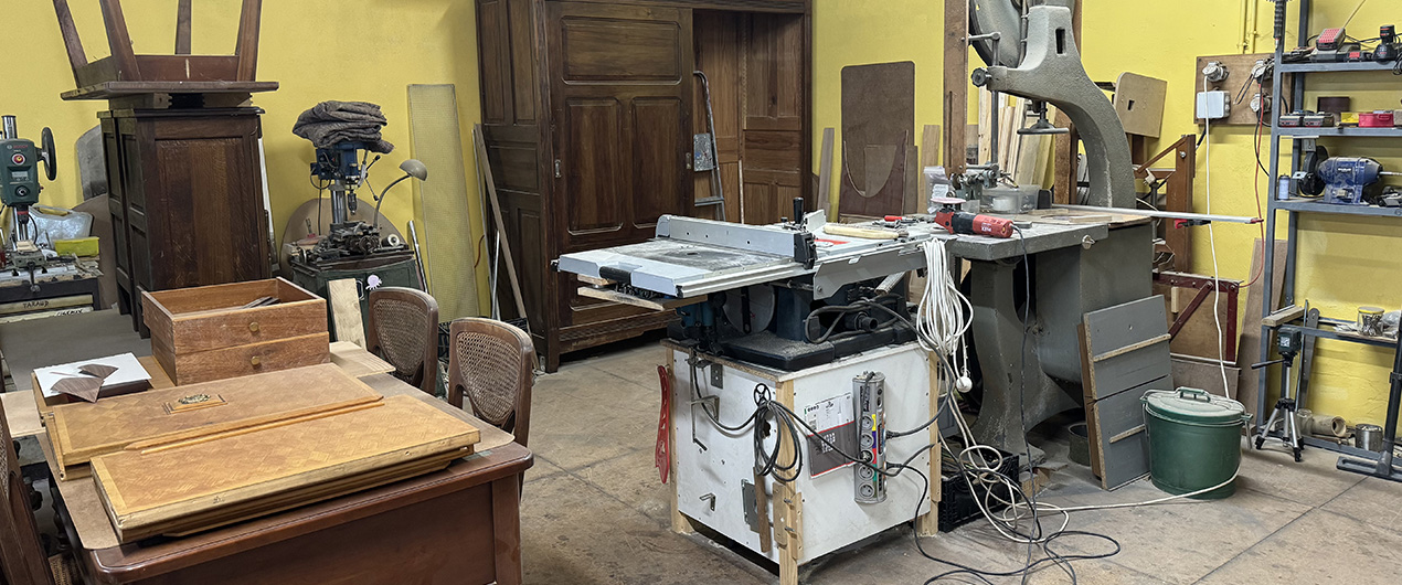 atelier ebenesterie restauration meubles galerie georgette antiquites art nouveau