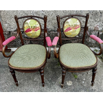 Salon Art Nouveau Maison Fischel 2 fauteuils - Galerie Georgette