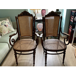 Fauteuils Fischel cannés - Galerie Georgette Antiquités Art Nouveau
