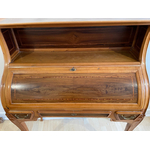 Bureau cylindre Art Nouveau Ecole de Nancy - Marqueterie bois de rose - Galerie Georgette Antiquités Art Nouveau