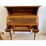 Bureau cylindre Art Nouveau Ecole de Nancy - 3 tiroirs en ceinture - Galerie Georgette Antiquités Art Nouveau