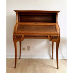 Bureau cylindre Art Nouveau Ecole de Nancy - Bureau de dame - Galerie Georgette Antiquités Art Nouveau