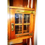 Buffet Art Nouveau style Art & Craft - carreaux biseautés - Galerie Georgette Antiquités Art Nouveau
