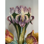 Centre de table Onnaing Barbotine - Nénuphars tulipes iris