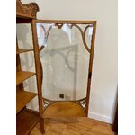 Vitrine Art Nouveau Ecole de Nancy porte vitrée façade - Galerie Georgette Antiquités Art Nouveau