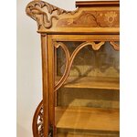 Vitrine Art Nouveau Ecole de Nancy vitrées 3 faces - Galerie Georgette Antiquités Art Nouveau