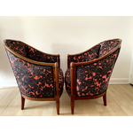Paire Fauteuils Art Déco attribués Paul FOLLOT - Galerie Georgette Antiquités.