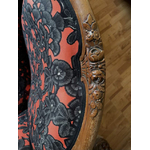 Paire Fauteuils Art Déco sculptés fleurs attribués Paul FOLLOT - Galerie Georgette Antiquités