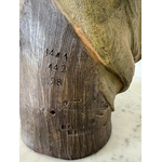 Buste Femme Goldscheider marquage signature - Galerie Georgette Antiqué Art Nouveau