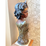 Buste Femme Maure Goldscheider Ecole Autrichienne 1900 - Galerie Georgette Antiqués Art Nouveau