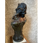 Buste Femme Maure Goldscheider très bon état - Galerie Georgette Antiqué Art Nouveau