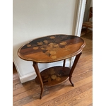 table a the Emile Galle signee - double plateau - Galerie Georgette - Art Nouveau