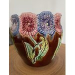 cache-pot 1930 art nouveau barbotine - galerie-georgette specialiste art-nouveau